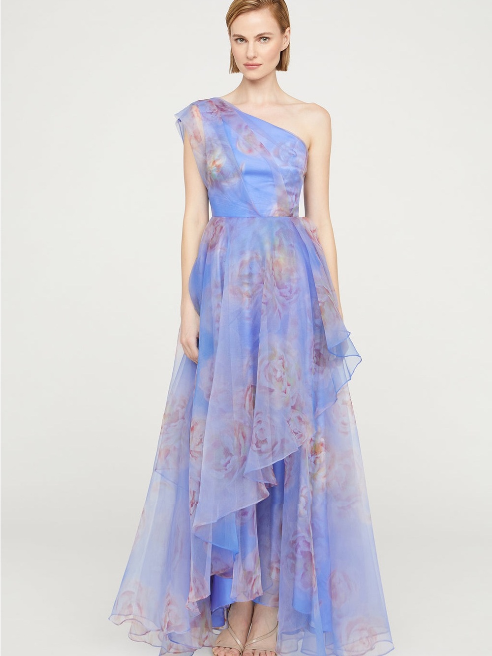 Theia Augusta One Shoulder Gown NWT